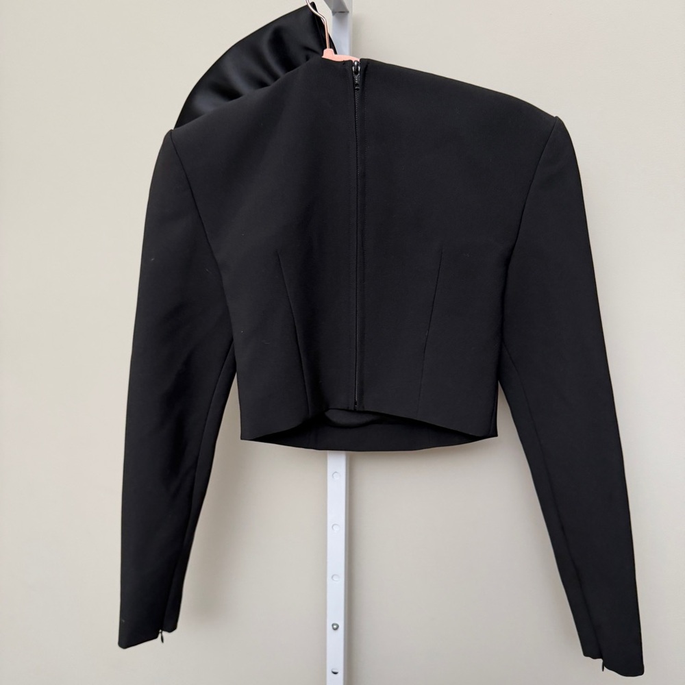 RONNY KOBO Arlet Bow Top - Black size S - Picture 7 of 8